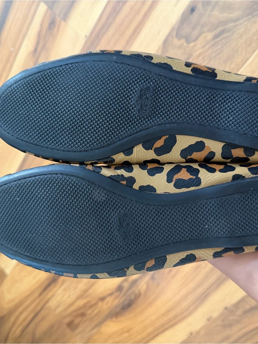 Coach Leopard-Print Cap Toe Ballet Flats - Black, Brown & Tan